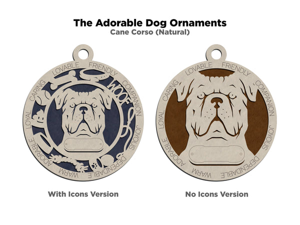 Adorable Dog Christmas Ornament (50 breeds to choose from!)