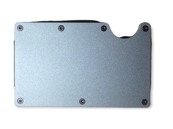 Gunmetal Gray Minimalist Aluminum Wallet