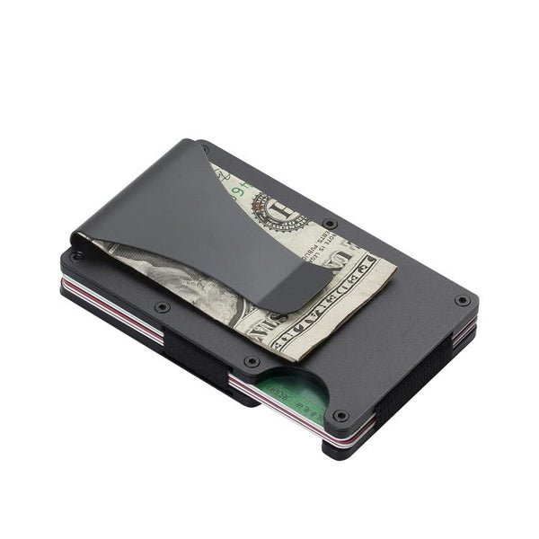 Black Minimalist Aluminum Wallet