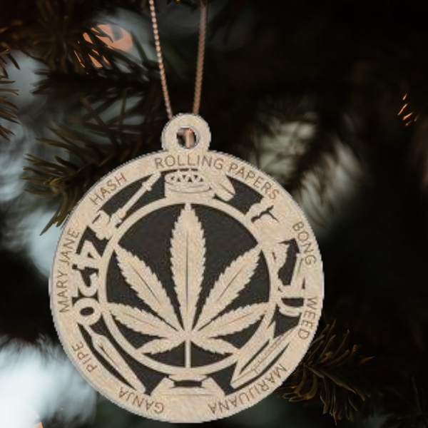 420 Christmas Ornament