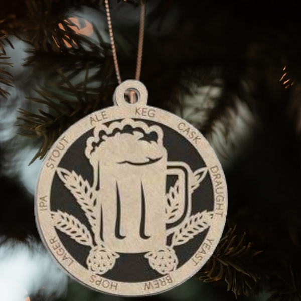 Beer Christmas Ornament