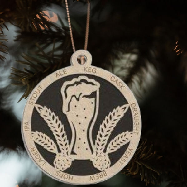 Beer Christmas Ornament