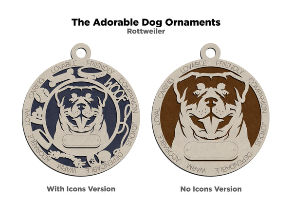 Adorable Dog Christmas Ornament (50 breeds to choose from!)
