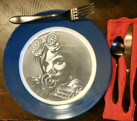 Steampunk plate