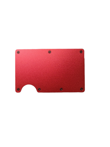 Red Minimalist Aluminum Wallet